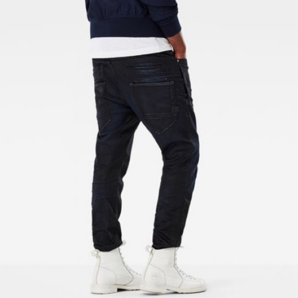 G Star Raw D-Staq 3D Skinny Jeans Dark Aged Cobler